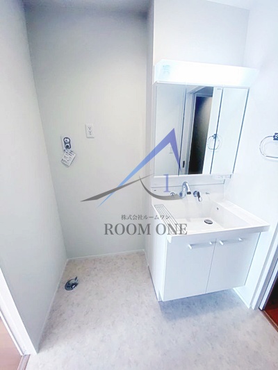 洗面設備　洗面台です。