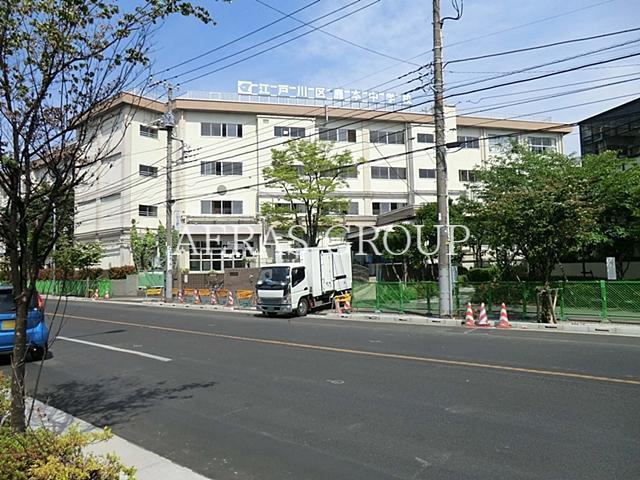 中学校　江戸川区立鹿本中学校（中学校）まで517m