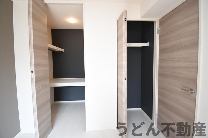 収納　うどん県のお部屋探しはうどん不動産へ うどんちゃんとLINE