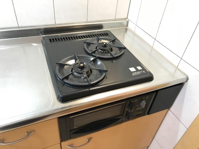 その他設備　グリル付きガスコンロ