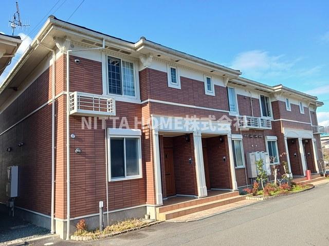 建物外観　防犯カメラ完備しています！
