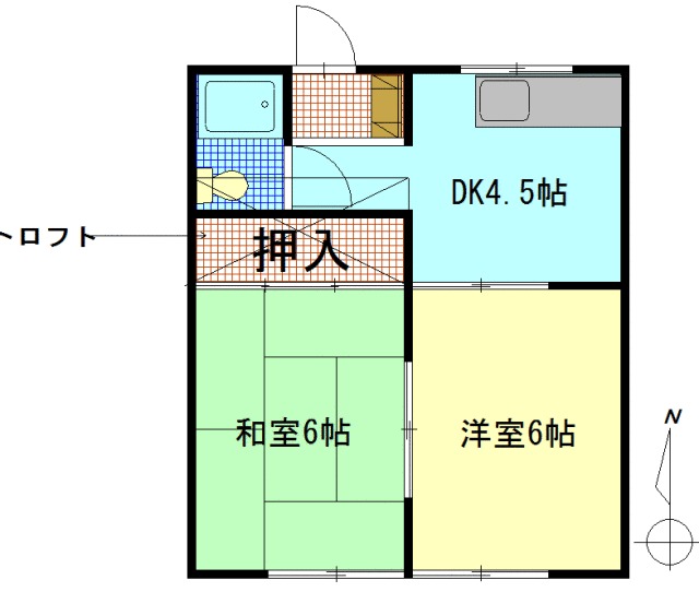 ヴィラファミール_間取り_0