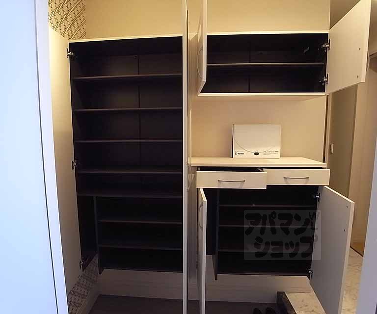 収納　下駄箱もたっぷり。