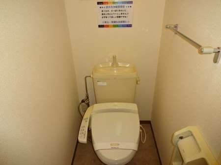 トイレ　ウォシュレット機能付です。（同建物別室画像です）（同建物別室