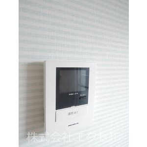 セキュリティ　安心のモニタ付きインターホンです。