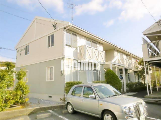 建物外観　ツートーンカラーのオシャレな外観
