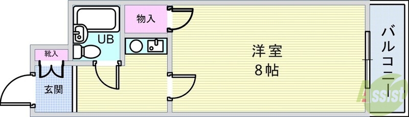 ラフォーレ石橋の間取り写真
