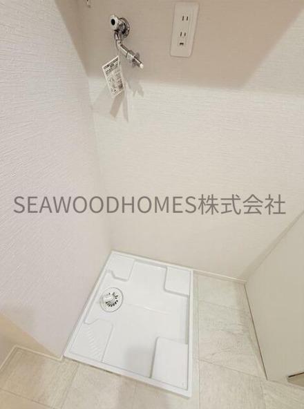 その他設備　室内洗濯機置き場は防水パン付きで水漏れの心配なし。