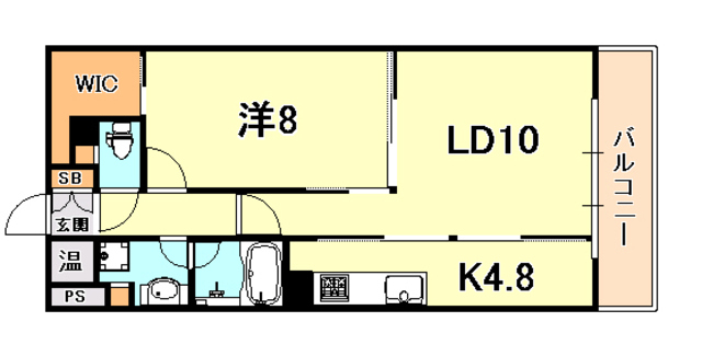 サニープレイス西芦屋 2号館の間取り写真