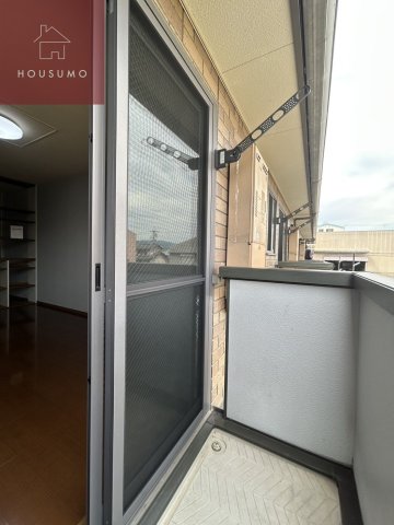 バルコニー　落ち着いた時間を過ごせるバルコニーです