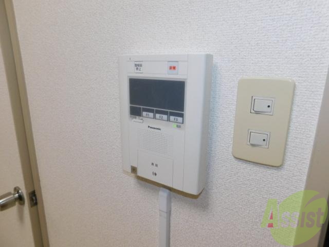 セキュリティ　モニター付きでセキュリティ安心です