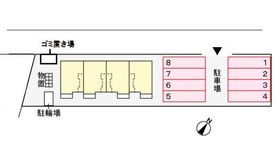 エントランス　敷地配置図