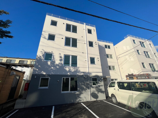 建物外観　札幌市西区発寒５条「ＬｉｖｅａｓｅＨａｓｓａｍｕ」