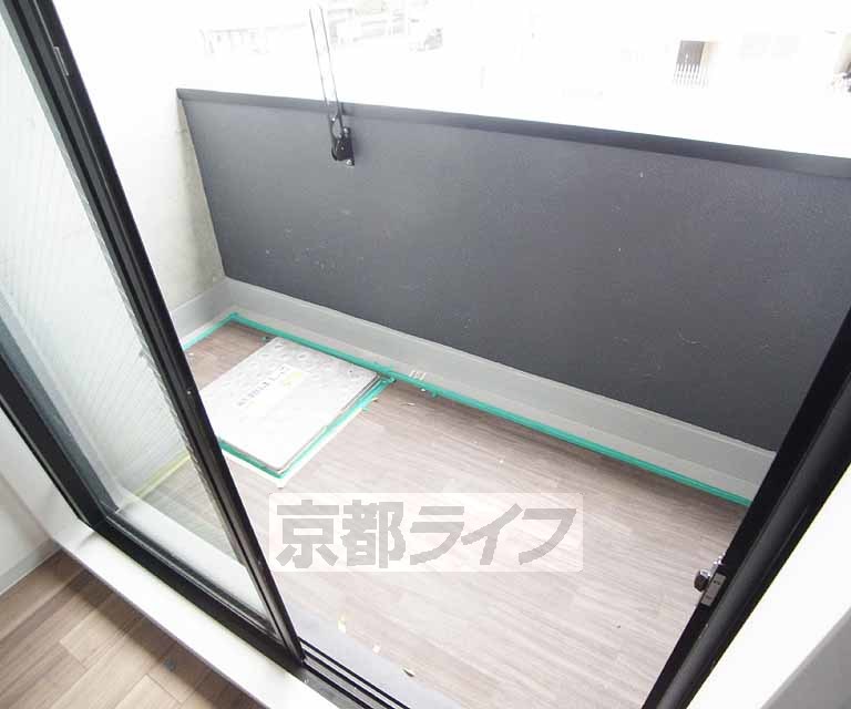 バルコニー　・建築中