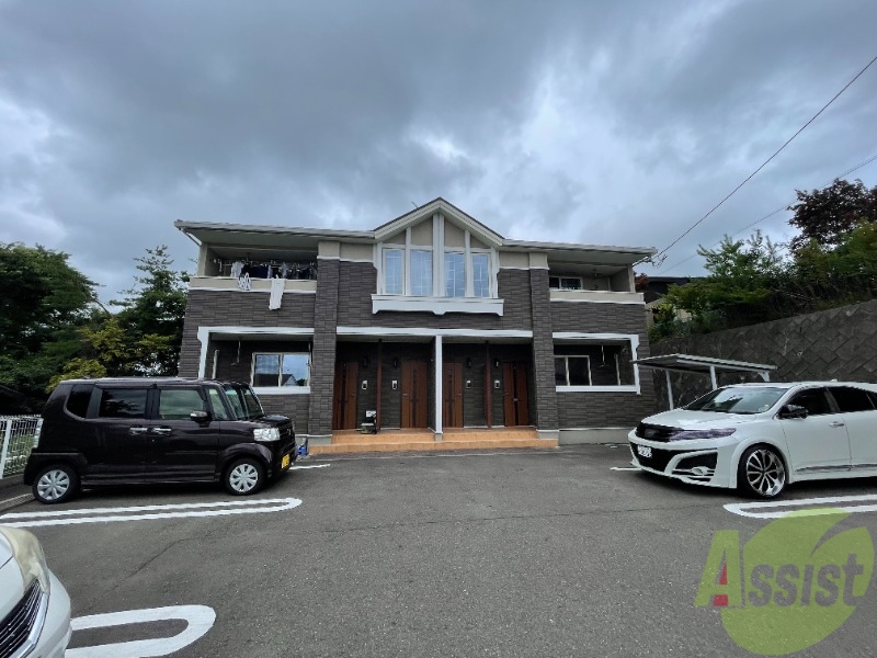建物外観　富谷市富谷西沢「コーポアルファ２」