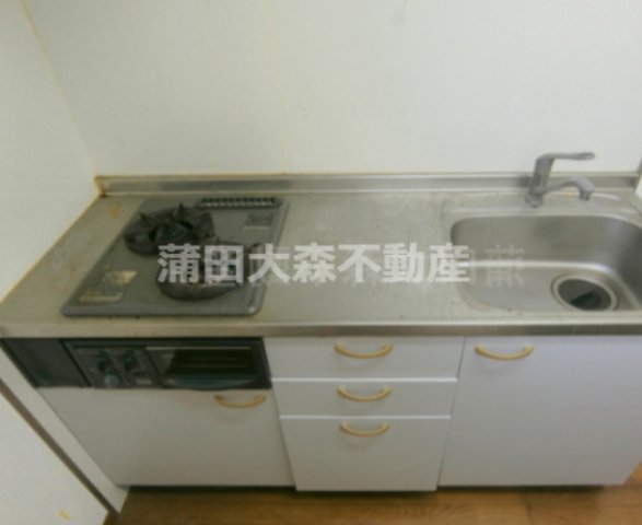 キッチン　2口ガスグリル付キッチン