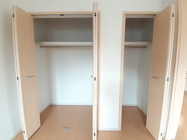 収納　十分な収納スペースがあります