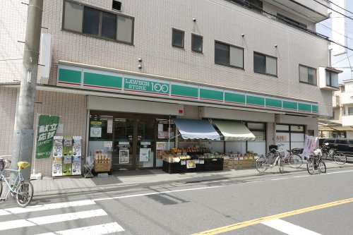 コンビニ　ローソンストア100江戸川松島店（コンビニ）まで443m