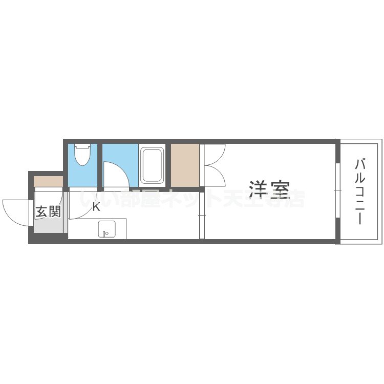 東洋プラザ泉尾の間取り写真