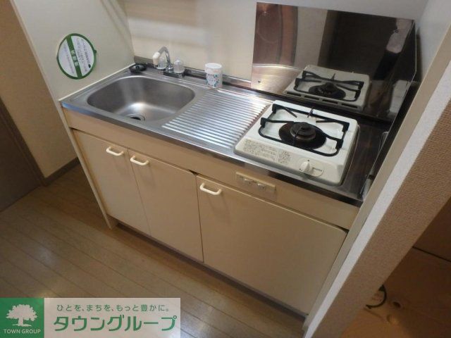 キッチン　1口ガスコンロ