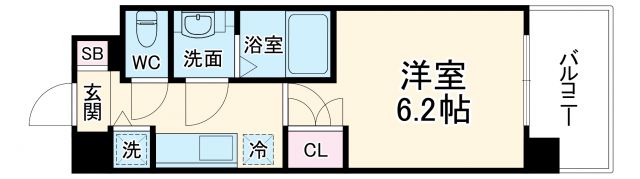 エス・キュート梅田東の間取り写真