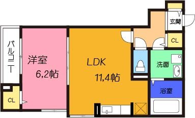 阪急京都線 南茨木駅 徒歩5分 3階建 築5年の間取り写真