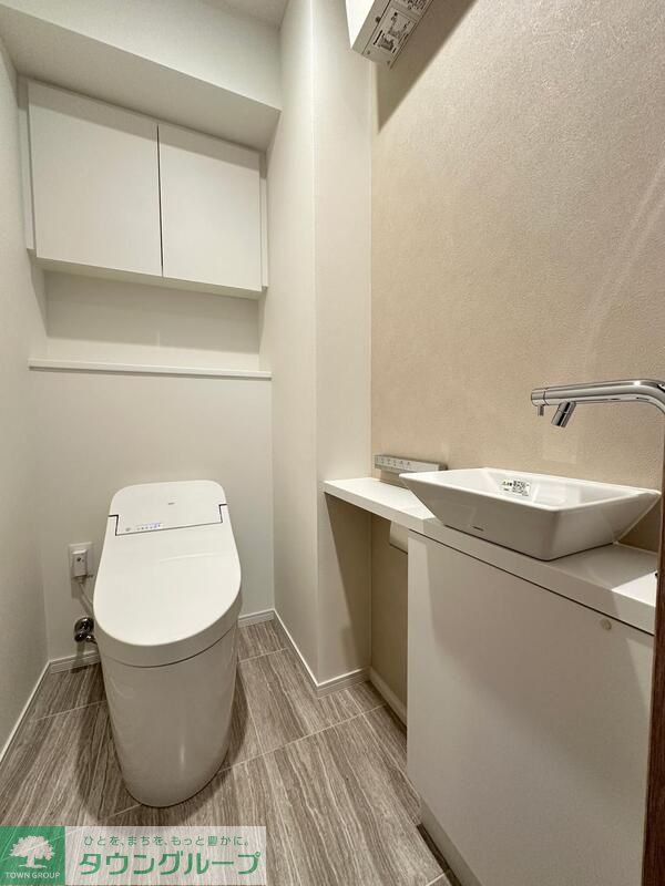 HARUMI FLAG SUN VILLAGE D棟のトイレ写真