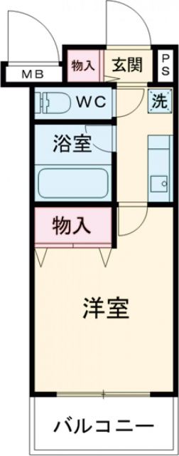 ブルーム神戸三宮の間取り写真