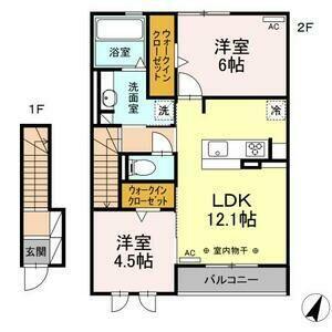 セジュール・Kの間取り写真