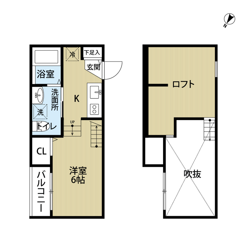 Stay Crin香住ヶ丘の間取り写真