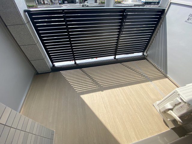 バルコニー　広々としたバルコニーです
