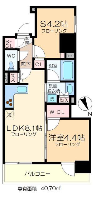 トラディティオ門前仲町の間取り写真