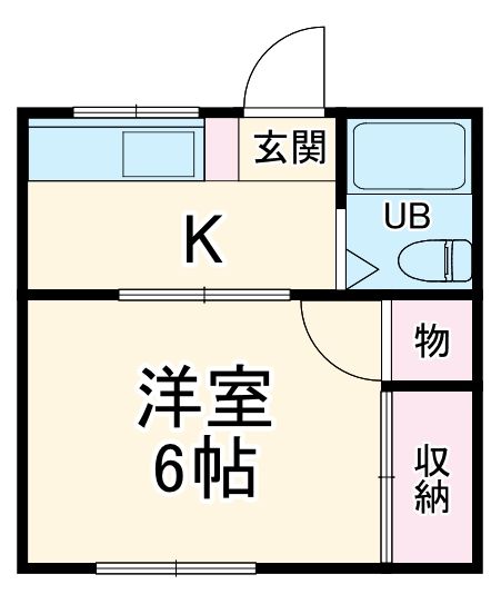 コーポ三山の間取り写真