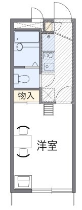 ＪＲ南武線 武蔵中原駅 徒歩22分 2階建 築26年の間取り写真