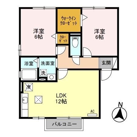 グリーンパーク A/B/C/D/Eの間取り写真