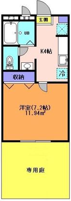東急田園都市線 駒沢大学駅 徒歩1分 3階建 築20年の間取り写真