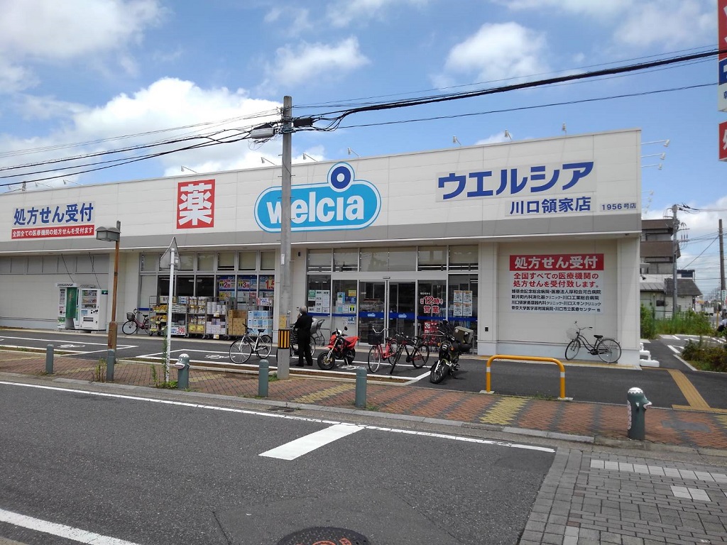 ドラックストア　ウエルシア川口領家店（ドラッグストア）まで678m