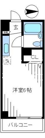 メゾン中央の間取り写真
