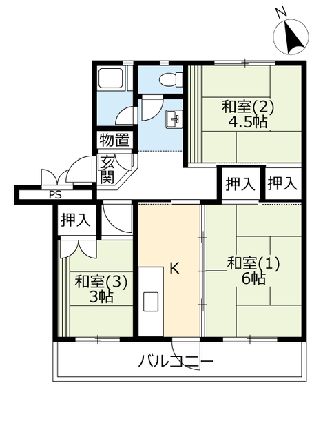 UR北坂戸の間取り写真