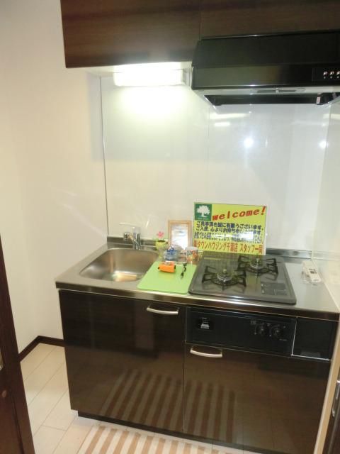 キッチン　二口システムキッチン