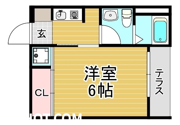 地下鉄七隈線 七隈駅 徒歩6分 2階建 築1年の間取り写真