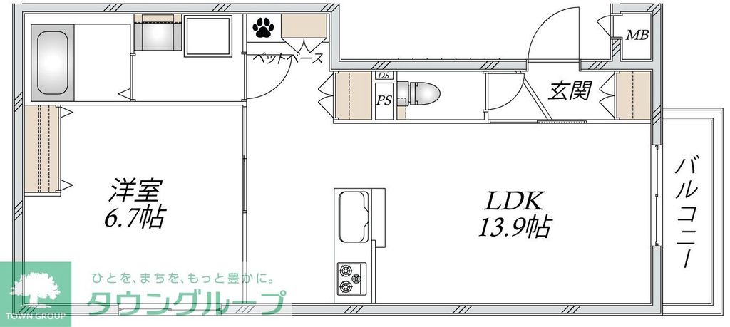 Maison Amitieの間取り写真