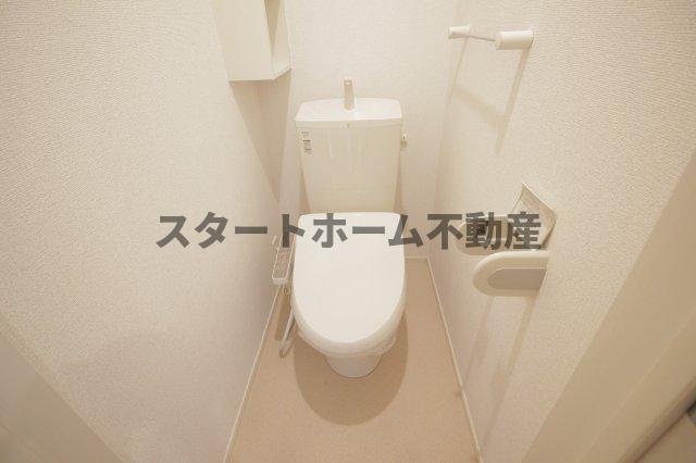 トイレ　ゆったりとした空間のトイレです