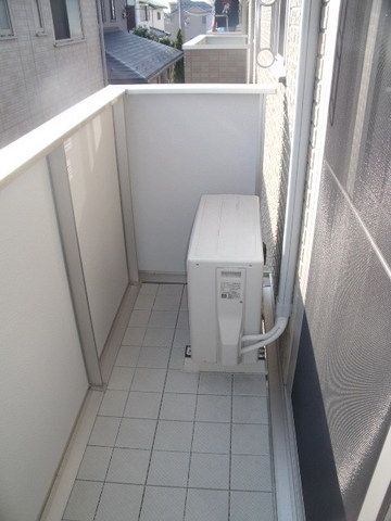 眺望　明るいバルコニーです