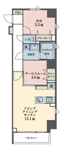 レーヴ半蔵門の間取り