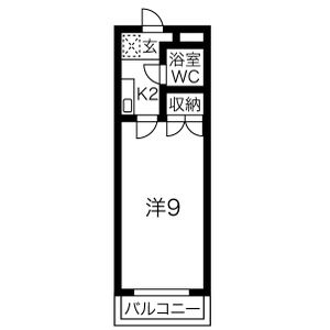 Kマンションの間取り