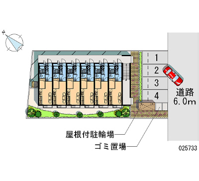 【レオパレスＷｅｌｌ　小山の駐車場】