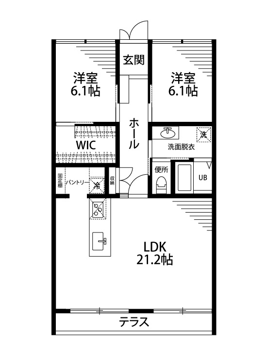 diciotto OGAKIの間取り