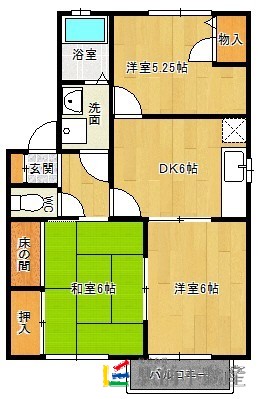 ブランドール牛津２１　Ｃ棟の間取り