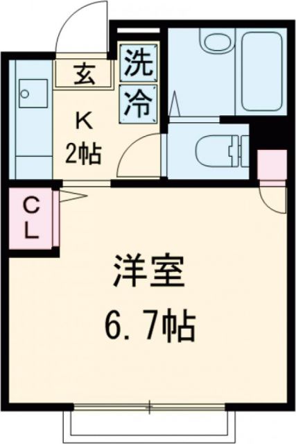 アビタツィオーネ柿の木坂の間取り